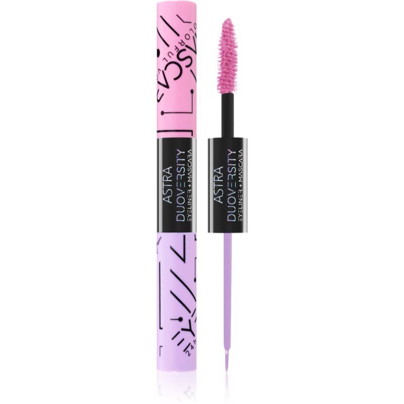 Astra Make-up Duoversity спирала и очна линия 2 в 1 цвят 05 X-Tatic Fairy 2x3