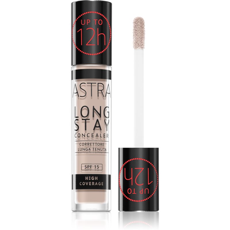 Astra Make-up Long Stay коректор с висока покривност SPF 15 цвят 01W Butter 4