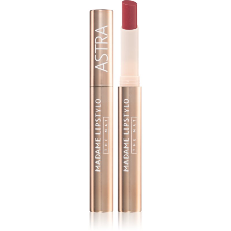 Astra Make-up Madame Lipstylo The Mat крем-червило с матиращ ефект цвят 03 Folie Café 2 гр.