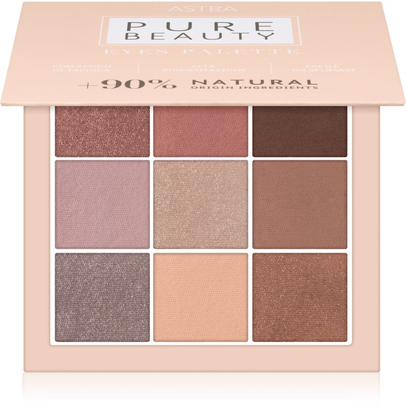 Astra Make-up Pure Beauty Eyes Palette палитра от сенки за очи 15