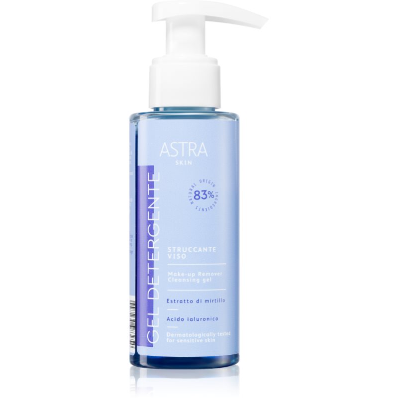 Astra Make-up Skin лек почистващ гел за всички типове кожа на лицето 100 мл.