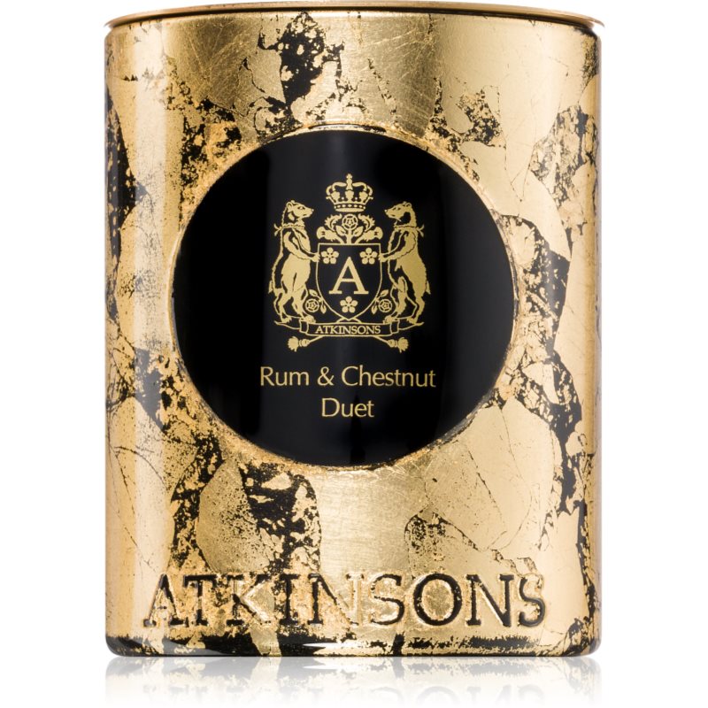 Atkinsons Rum & Chestnut Duet ароматна свещ 200 гр.