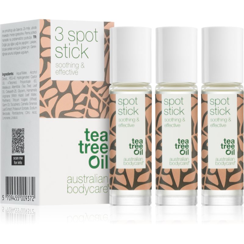 Australian Bodycare Tea Tree Oil тичинка за кожа с акне 3x9 мл.