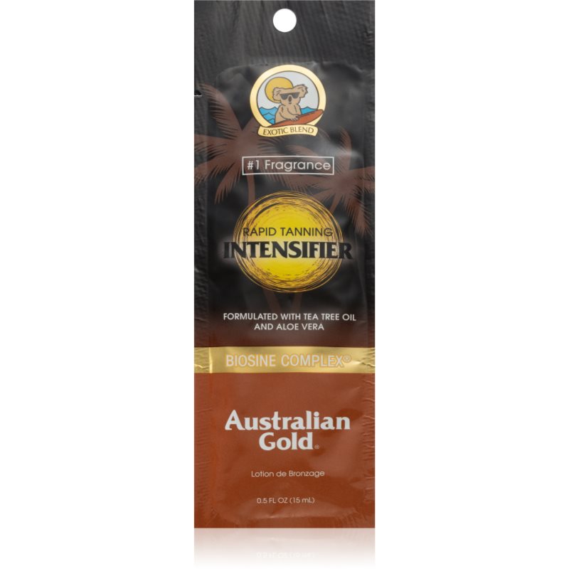 Australian Gold Rapid Tanning Intensifier тоалетно мляко за тяло за ускоряване на тена 15 мл.