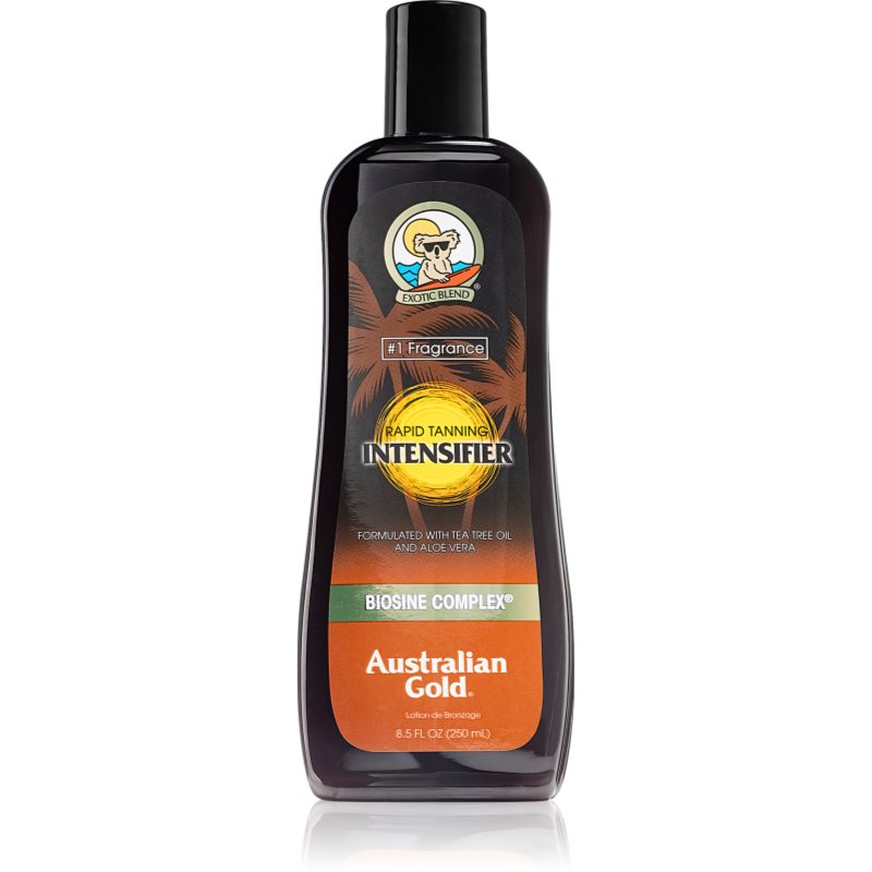 Australian Gold Rapid Tanning Intensifier тоалетно мляко за тяло за ускоряване на тена 250 мл.