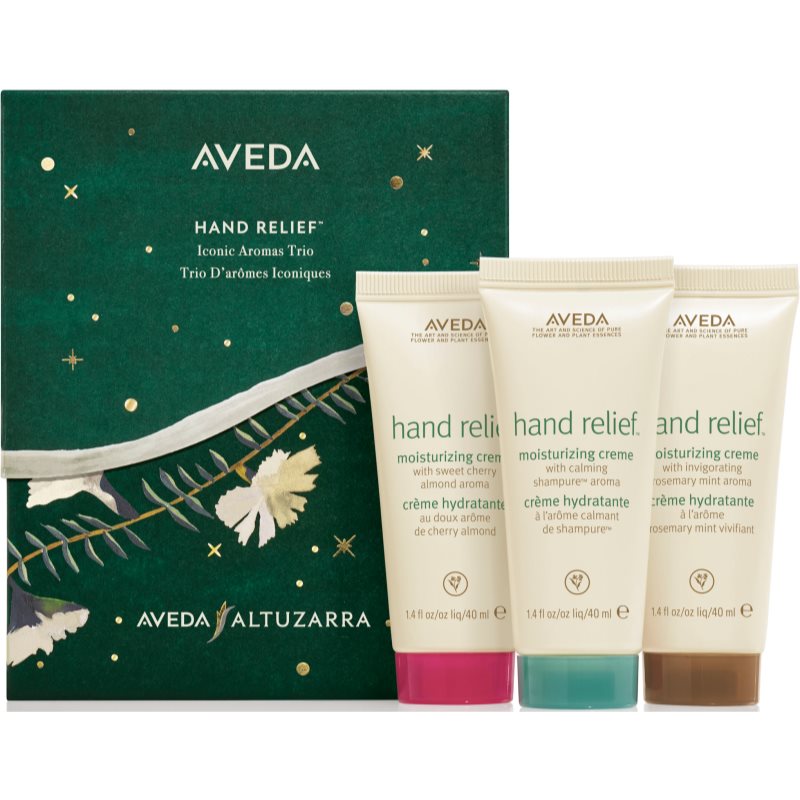 Aveda Holiday Hand Relief™ Iconic Aroma Trio подаръчен комплект за ръце 3x40 мл.