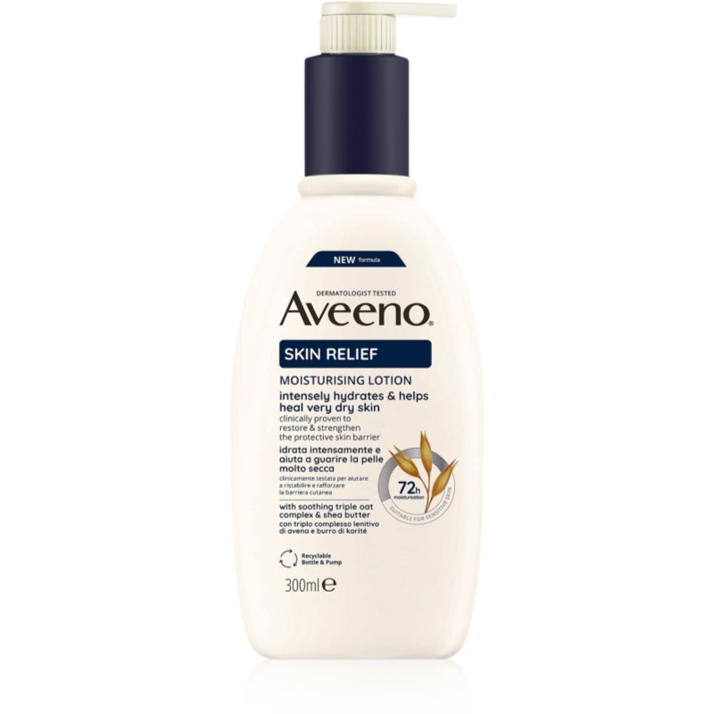 Aveeno Skin Relief Nourishing Lotion хидратиращо мляко за тяло за много суха кожа 300 мл.