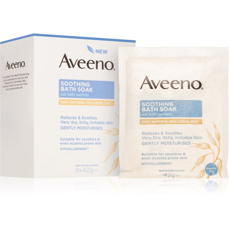 Aveeno Soothing Bath Soak пудра за вана 8x42 гр. на ниска цена