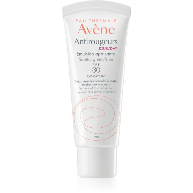 Avène Antirougeurs Soothing Emulsion успокояваща дневна емулсия за чувствителна кожа със склонност към почервеняване SPF 30 40 мл.