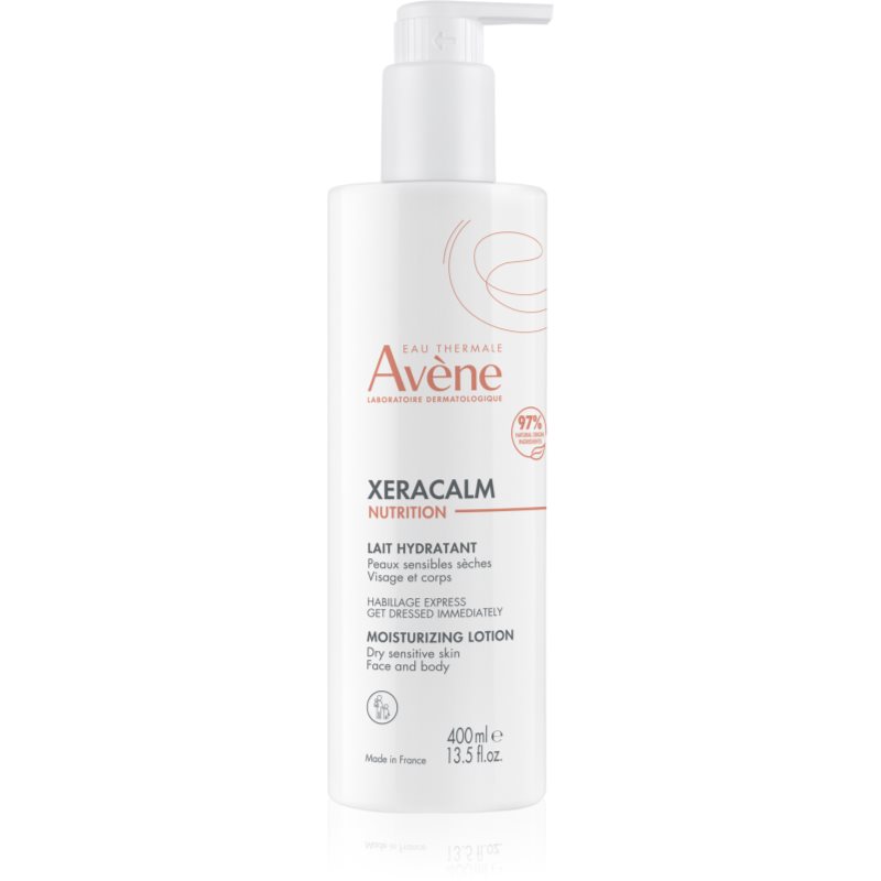 Avène XeraCalm Nutrition хидратиращо мляко за тяло и лице за много суха кожа 400 мл.