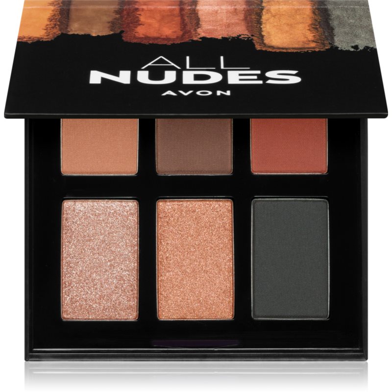 Avon 6 In 1 All Nudes палитра сенки за очи 7