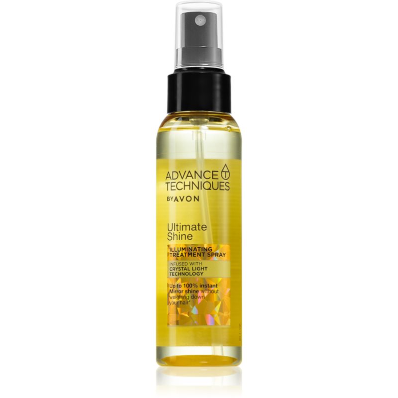 Avon Advance Techniques Ultimate Shine спрей за фиксация за блясък и мекота на косата 100 мл.