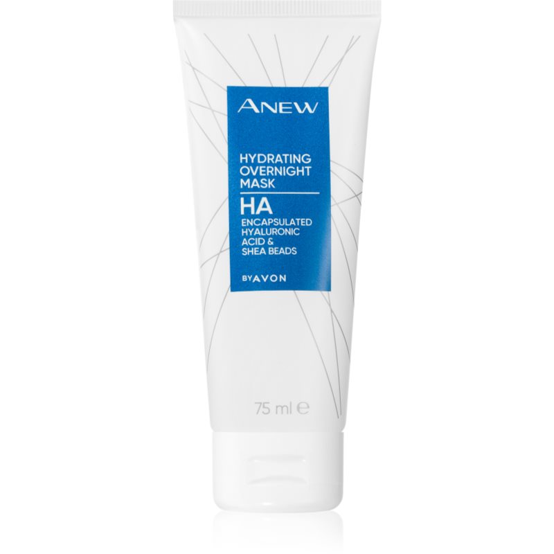 Avon Anew Hydro-Advance нощна хидратираща маска с хиалуронова киселина 75 мл.