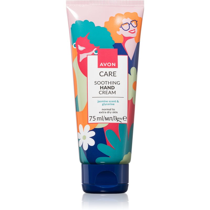 Avon Care Jasmine Scent & Glycerine крем за ръце за много суха кожа 75 мл.