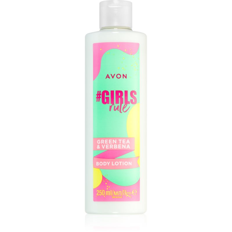 Avon #GirlsRule Green Tea & Verbena освежаващ лосион за тяло с хидратиращ ефект 250 мл.
