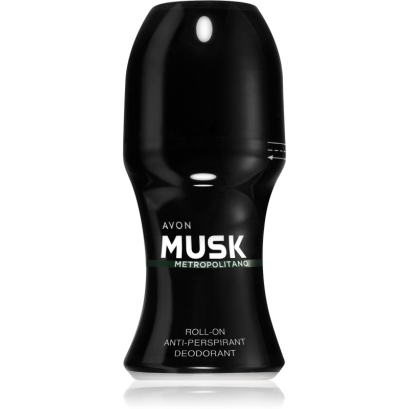 Avon Musk+ Metropolitano дезодорант антиперспирант рол-он за мъже 50 мл.