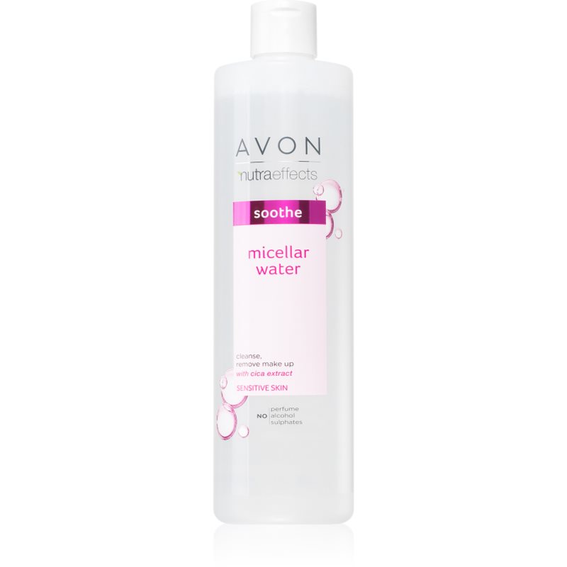 Avon Nutra Effects Soothe почистваща мицеларна вода за чувствителна кожа на лицето 400 мл.