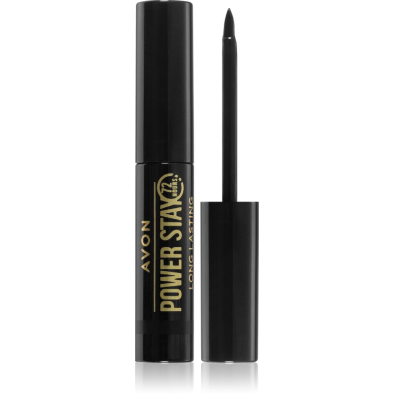 Avon Power Stay 72h водоустойчива очна линия 72 ч. цвят Blackest Black 3