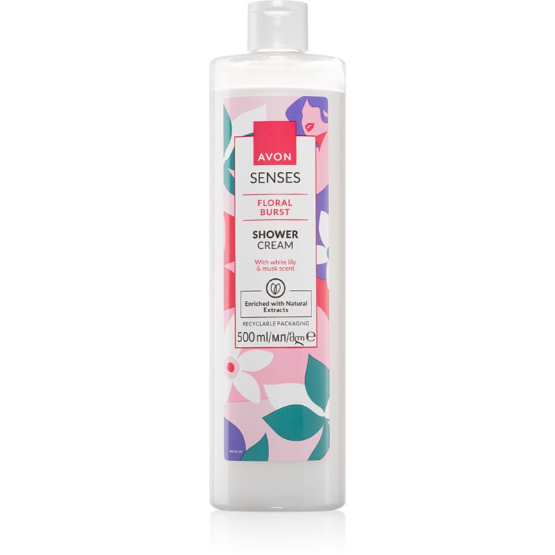 Avon Senses Floral Burst крем душ гел 500 мл.