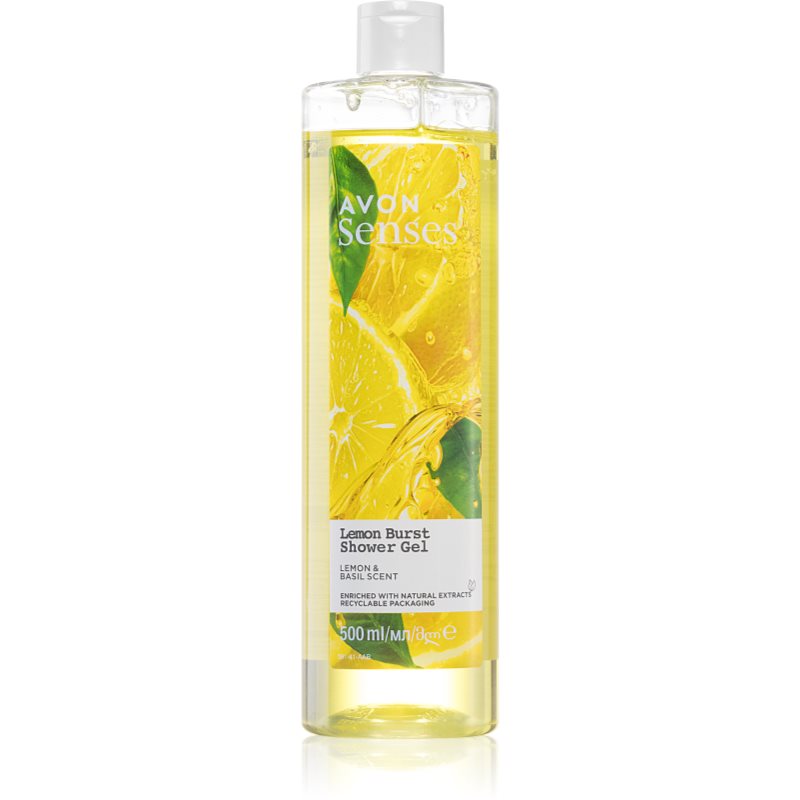 Avon Senses Lemon Burst освежаващ душ гел 500 мл.