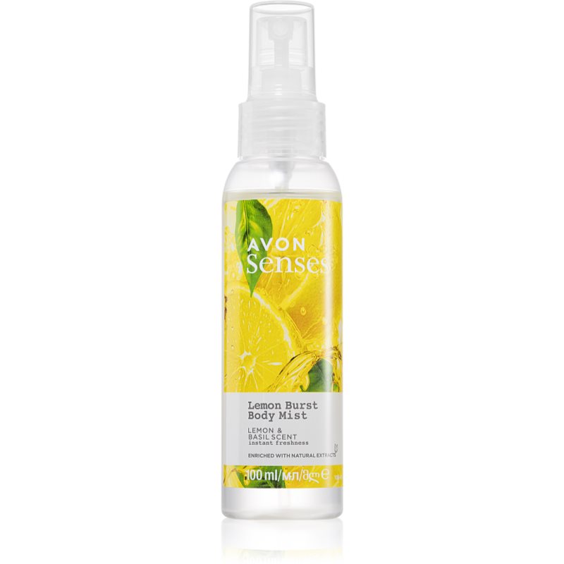 Avon Senses Lemon Burst освежаващ спрей за тяло 100 мл.