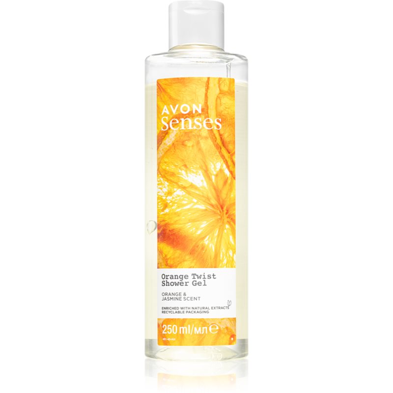 Avon Senses Orange Twist освежаващ душ гел 250 мл.