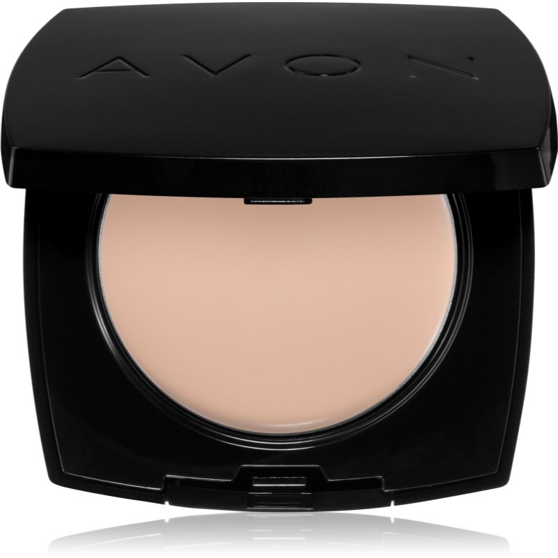Avon True Colour крем фон дьо тен с пудра ефект цвят 125G Warm Ivory 9 гр.