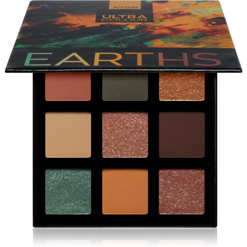 Avon Ultra Colour палитра сенки за очи цвят Earths 6