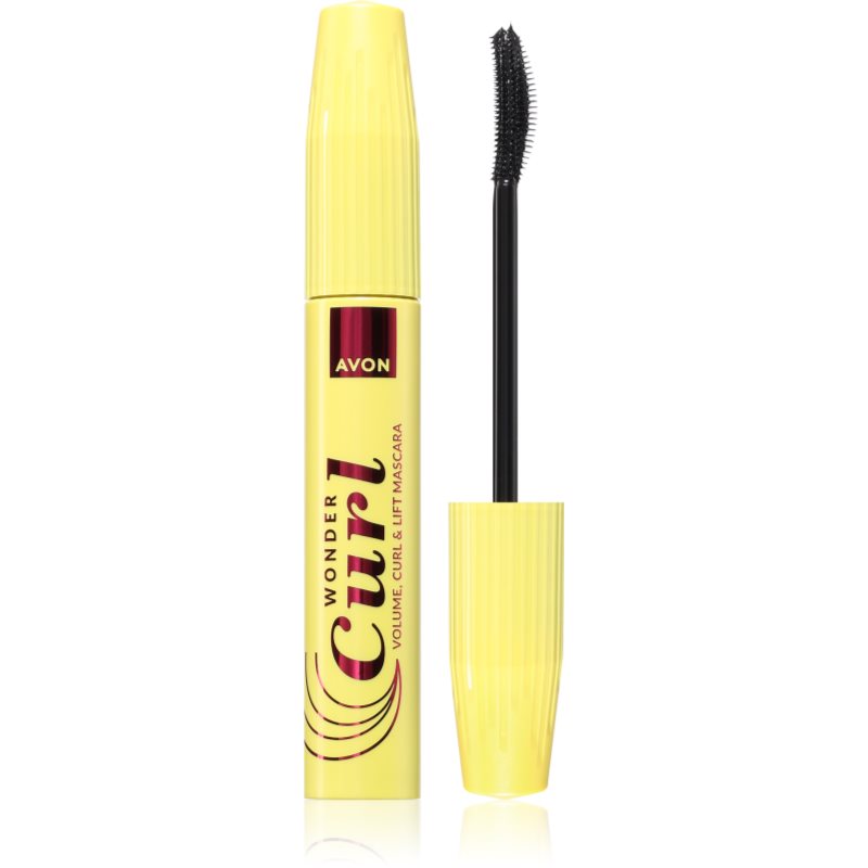 Avon Wonder Curl спирала за обем и извиване на мигли цвят Blackest Black 10 мл.
