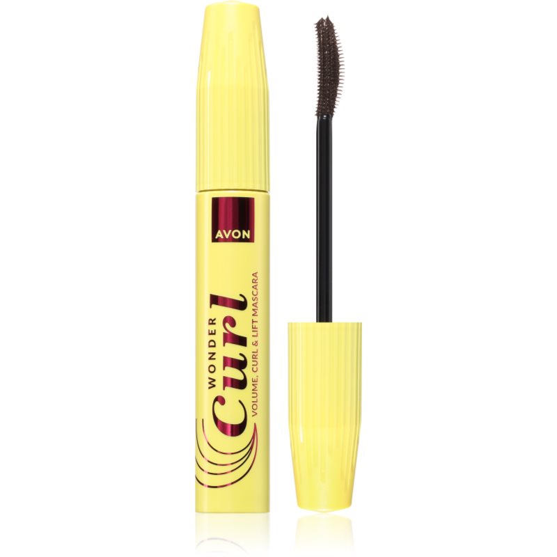 Avon Wonder Curl спирала за обем и извиване на мигли цвят Brown Black 10 мл.