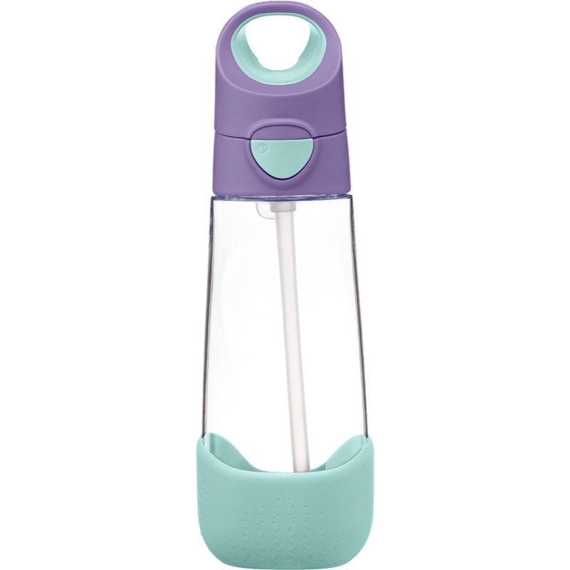 B.Box Bottle with Straw шише със сламка Lilac Pop 600 мл.
