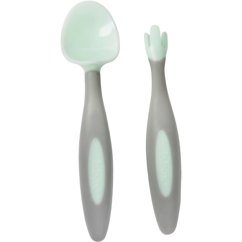 B.Box Gelato Cutlery прибор за деца Pistachio 9m+ 2 бр. на ниска цена