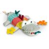 BABY FEHN DoBabyDoo Hand Puppet Crocodile играчка за подреждане с гризалка 6 m+ 1 бр.