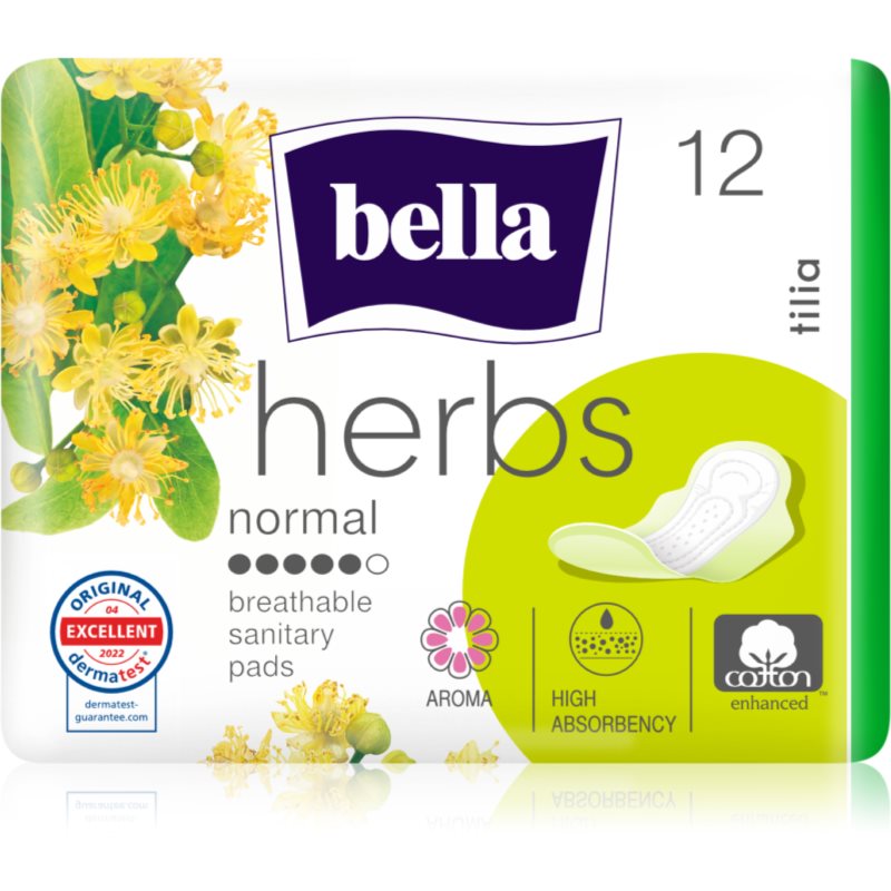 BELLA Herbs Tilia санитарни кърпи 12 бр.