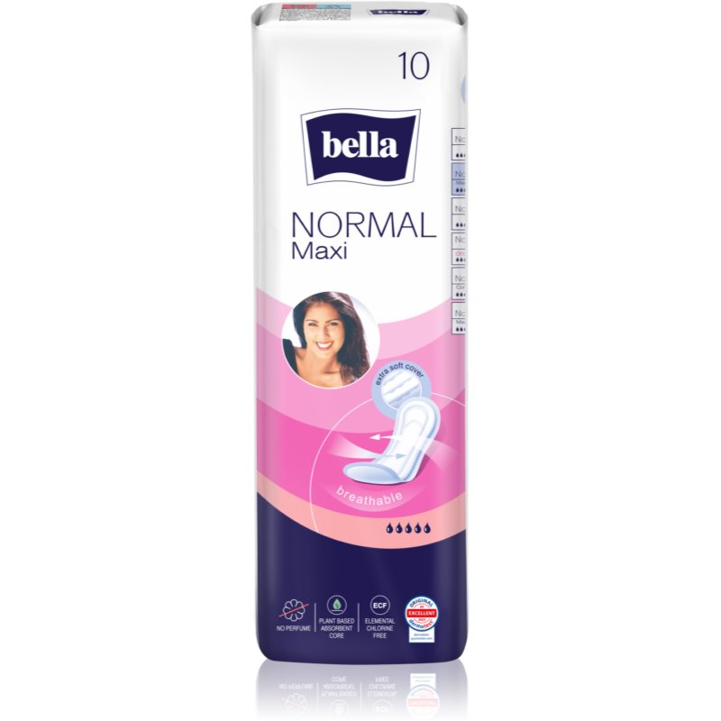 BELLA Normal Maxi санитарни кърпи 10 бр.