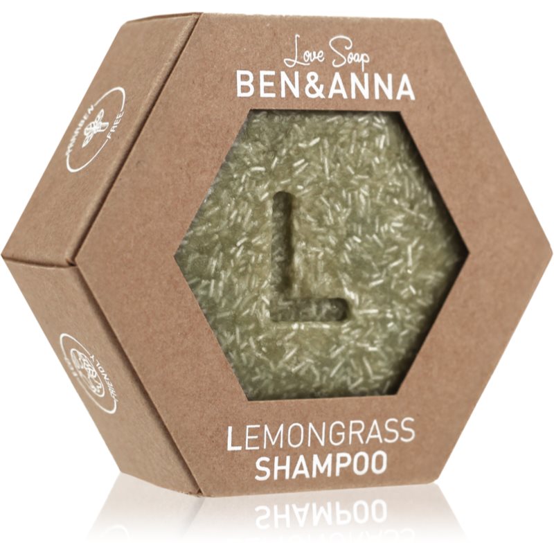 BEN&ANNA Love Soap Shampoo Твърд шампоан Lemongrass 60 гр.