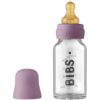 BIBS Baby Glass Bottle 110 ml бебешко шише Mauve 110 мл.