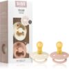 BIBS Colour Natural Rubber Size 1: 0+ months биберон Ivory / Blush 2 бр.