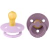 BIBS Colour Natural Rubber Size 1: 0+ months биберон Violet Sky / Mauve 2 бр.