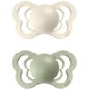 BIBS Couture Natural Rubber Size 1: 0+ months биберон Ivory / Sage 2 бр.