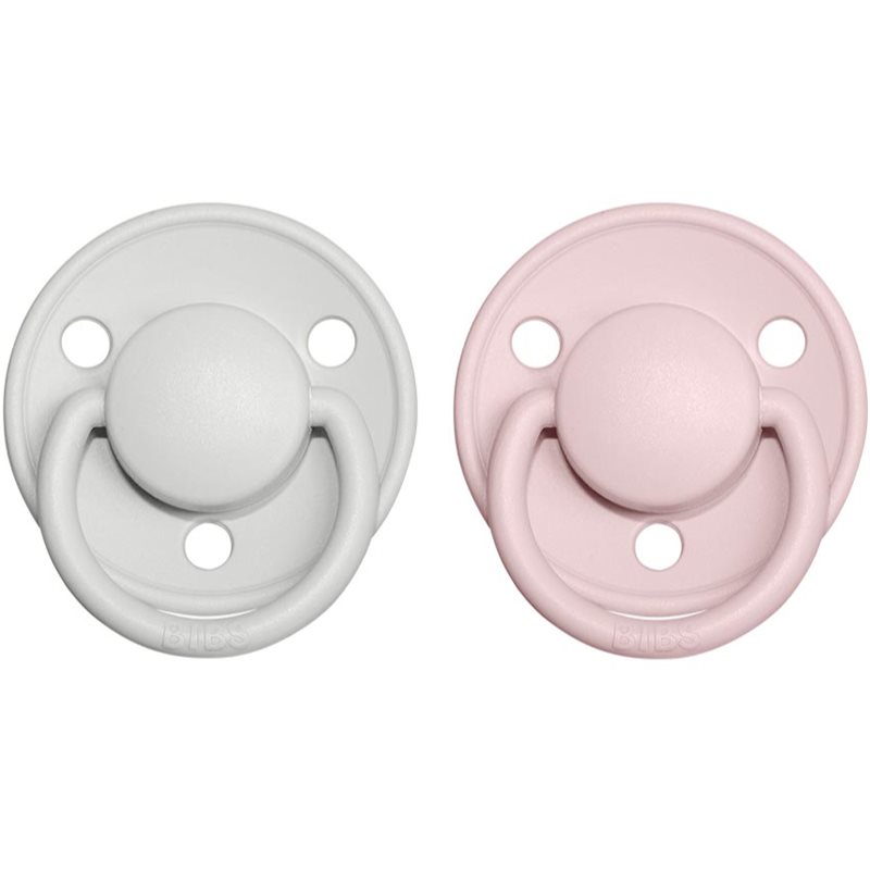 BIBS De Lux Natural Rubber Size 2: 6+ months биберон Haze / Blossom 2 бр.
