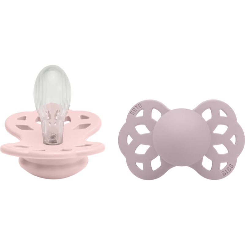 BIBS Infinity Symmetrical Size 2: 6+ months биберон Blossom/Dusky Lilac 2 бр.