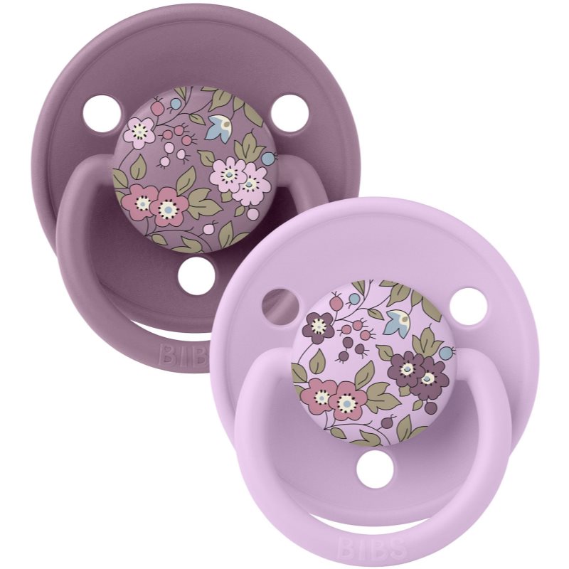 BIBS x Liberty De Lux One Size биберон Violet Sky / Mauve 2 бр.