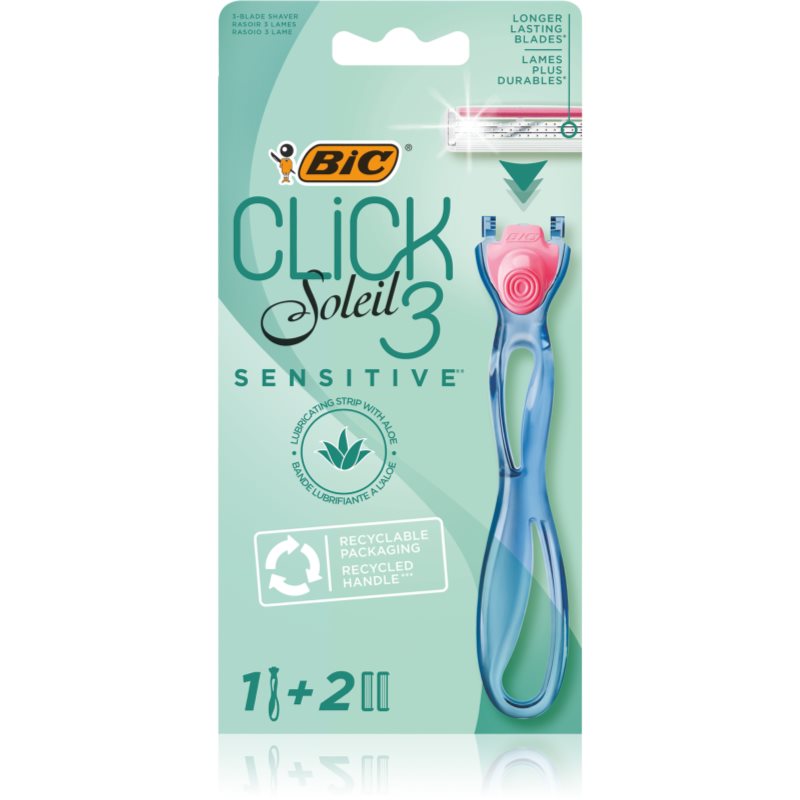 BIC Soleil Click Sensitive дамски епилатор + резервни ножчета 2 бр.