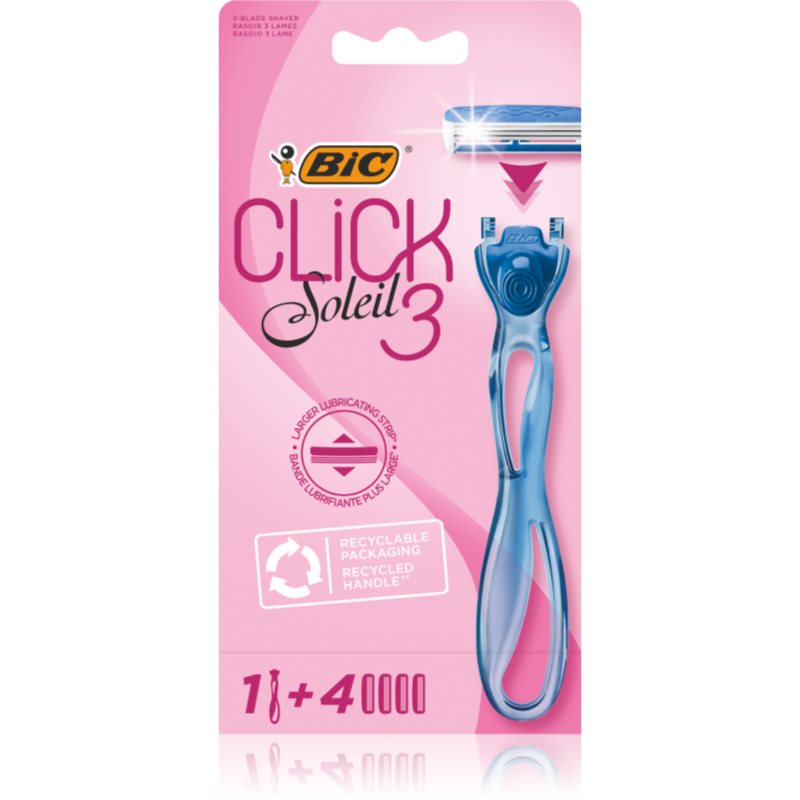 BIC Soleil Click дамски епилатор + резервни ножчета 4 бр.