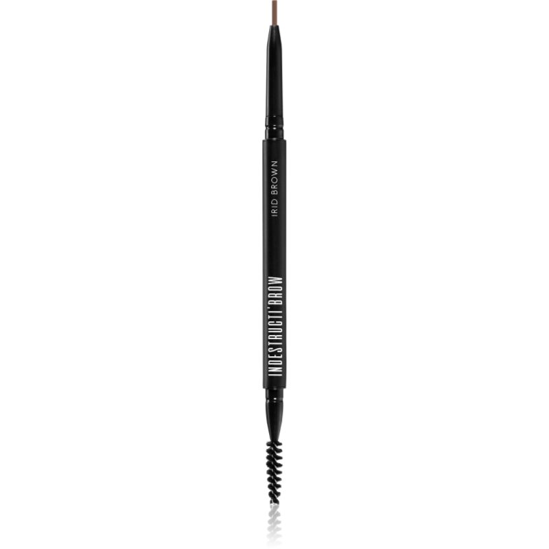 BPerfect IndestructiBrow Pencil дълготраен молив за вежди с четка цвят Irid Brown 10 гр.