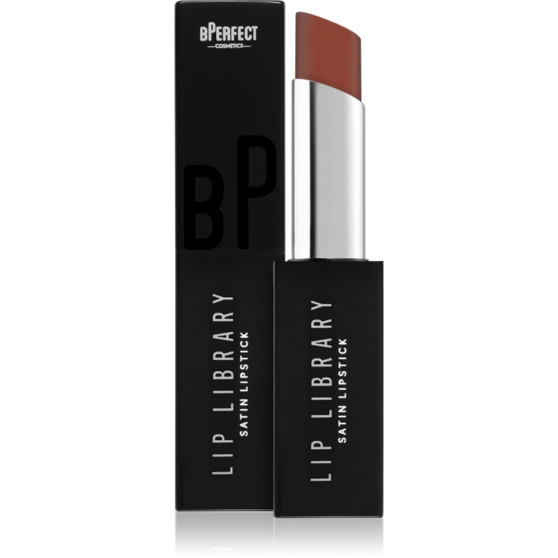BPerfect Lip Library Satin крем-червило цвят Drama 3 гр.