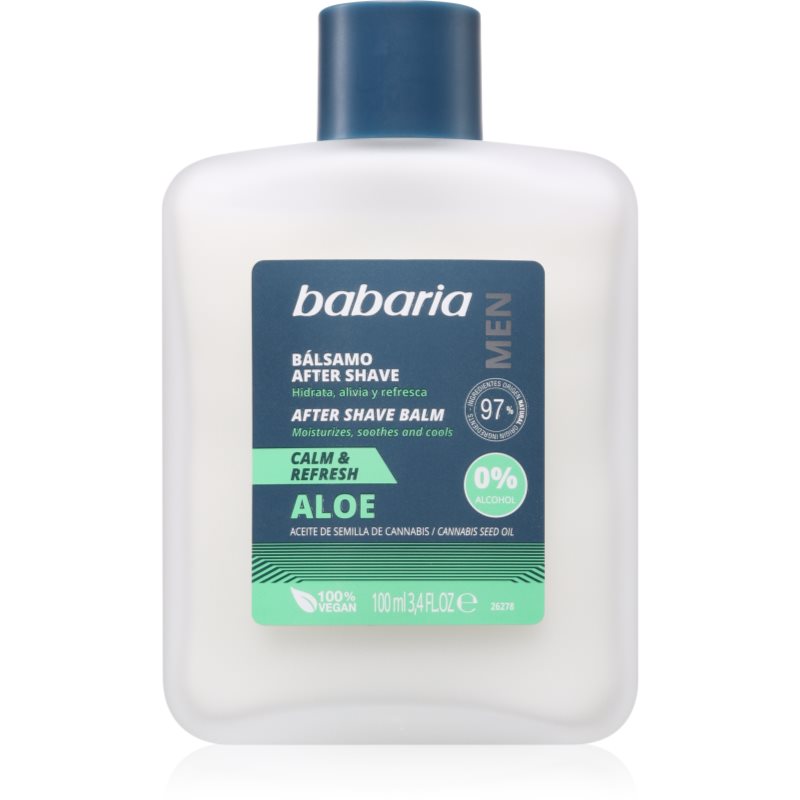 Babaria Aloe Vera освежаващ афтършейв с алое вера 100 мл.