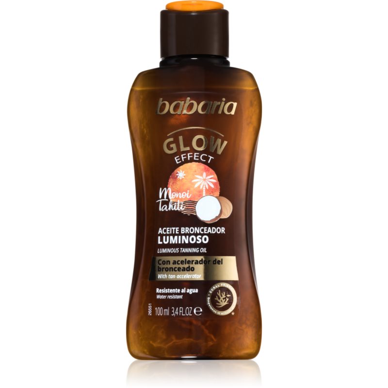 Babaria Glow Effect Monoi Tahiti озаряващо олио за тен 100 мл.