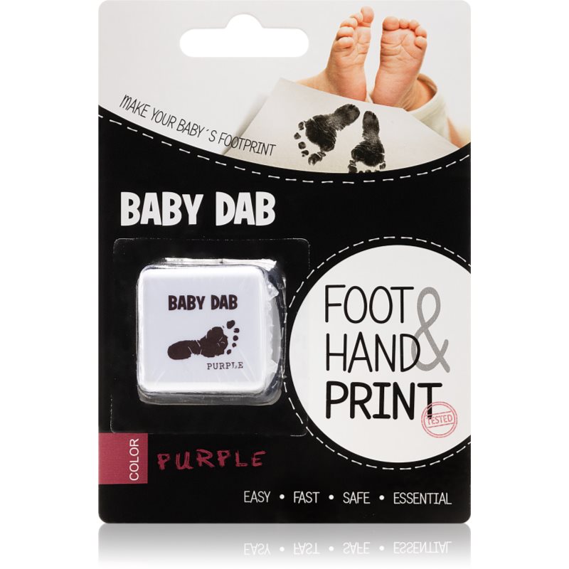 Baby Dab Foot & Hand Print Purple боя за детски печати 1 бр.